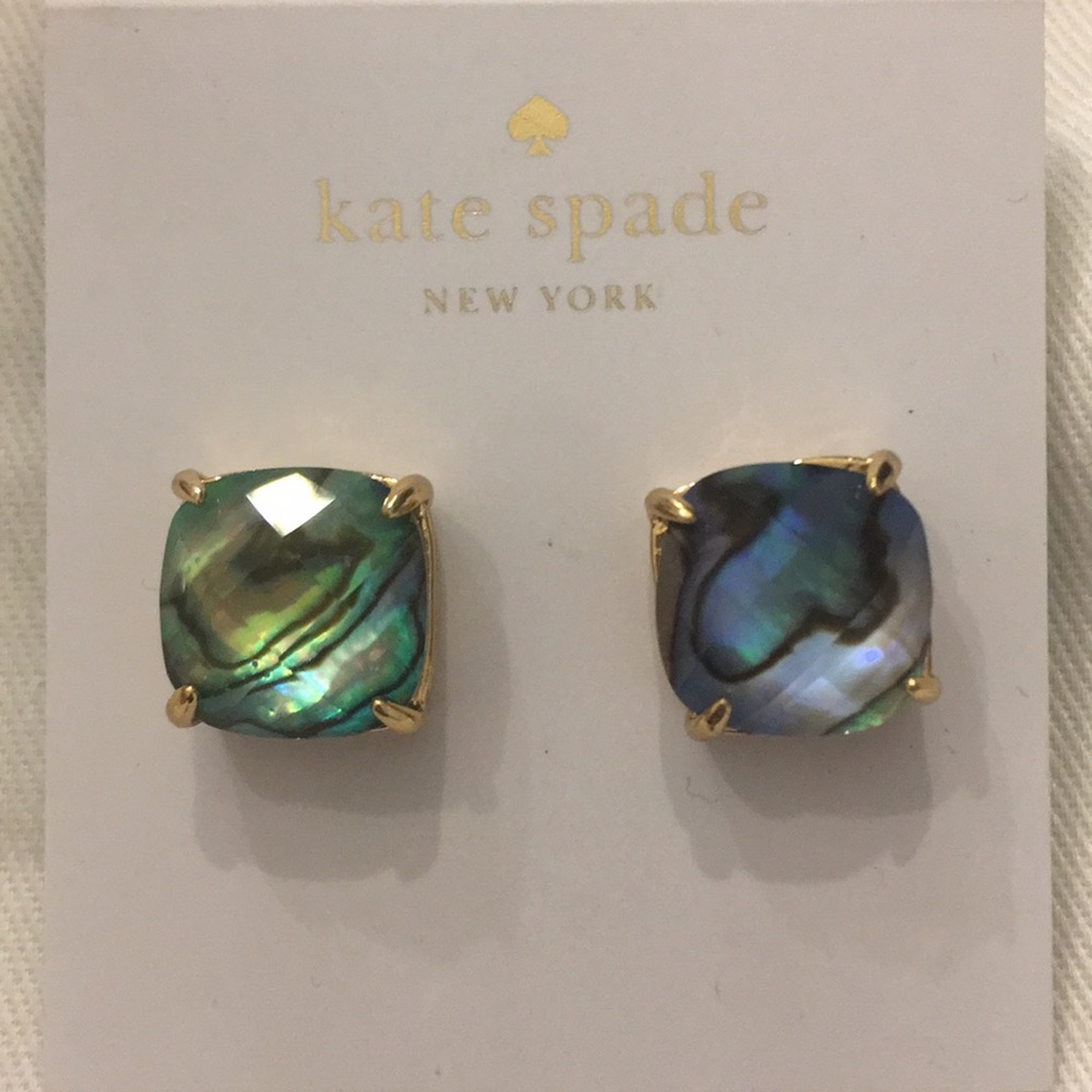 Kate Spade Abalone Earrings.